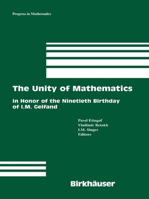 cover image of The Unity of Mathematics